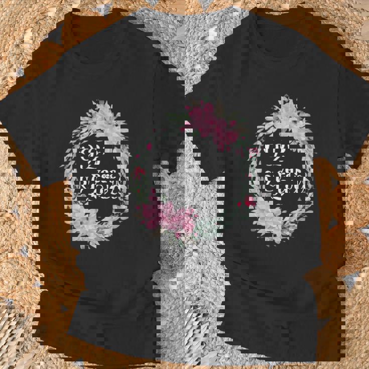 花柄 92歳 誕生日 男性 女性 92歳 誕生日 Tシャツ 高齢者への贈り物