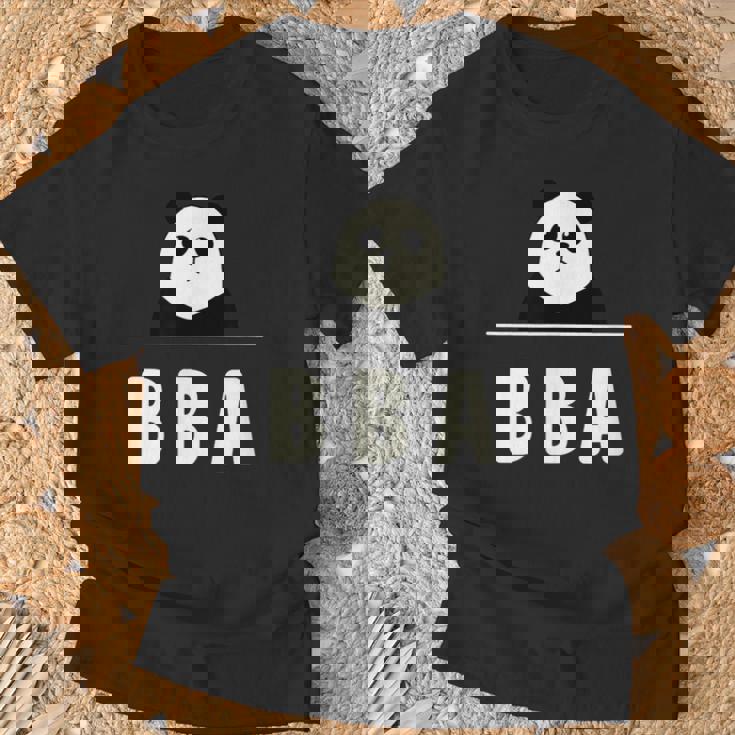 面白い 「Bba」おもしろギャグ-ジョーク 漢字 ばばあ 文字入り Tシャツ 高齢者への贈り物