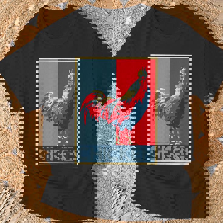 面白いtシャツ にわとり 鶏 鳥 メンズ おもしろ 面白い 服 おもしろグッズ ネタ ポスター チキン Tシャツ 高齢者への贈り物