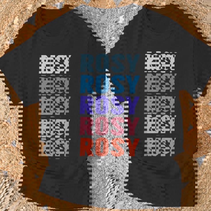 面白いギフト名 Rosy パーソナライズ 名前 Tシャツ 高齢者への贈り物