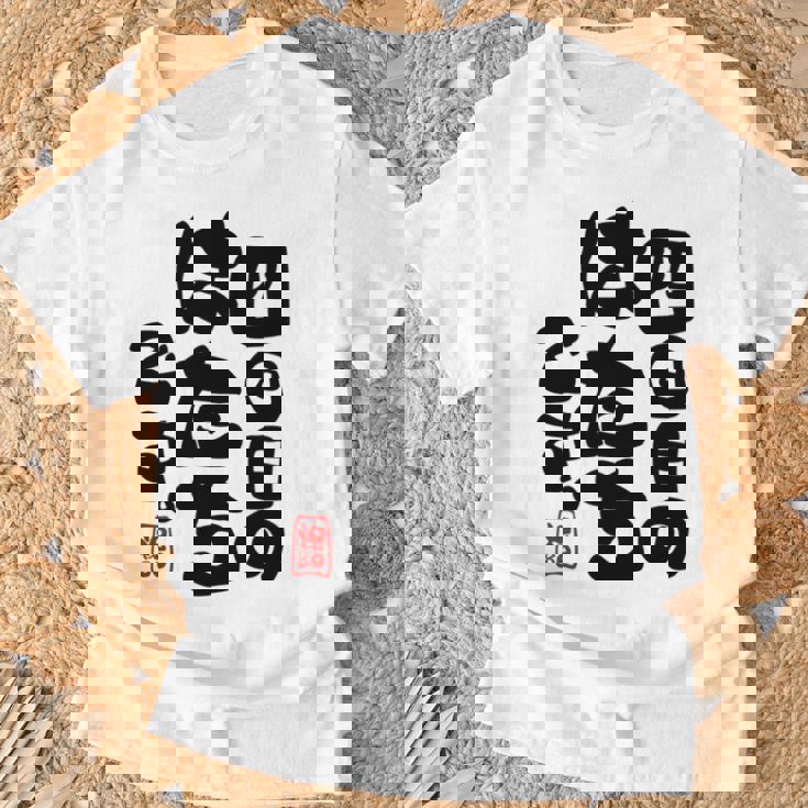 80歳祝い 四回目のはたちです。 傘寿（さんじゅ）誕生日プレゼント 男性 女性 おもしろ 長袖tシャツ Tシャツ 高齢者への贈り物