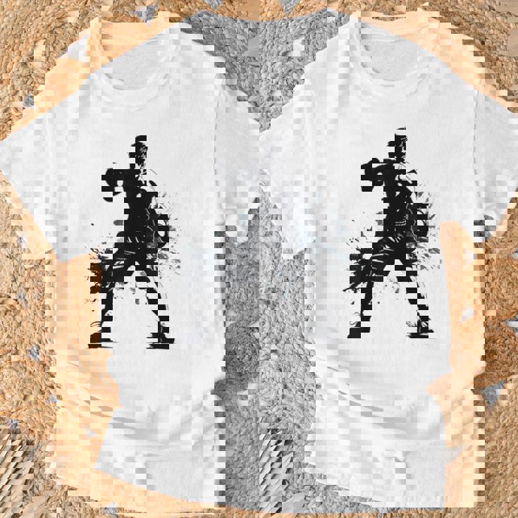 Boxeo Boxeo Artes Marciales Refrán Divertido Camiseta unisex Regalos para ancianos