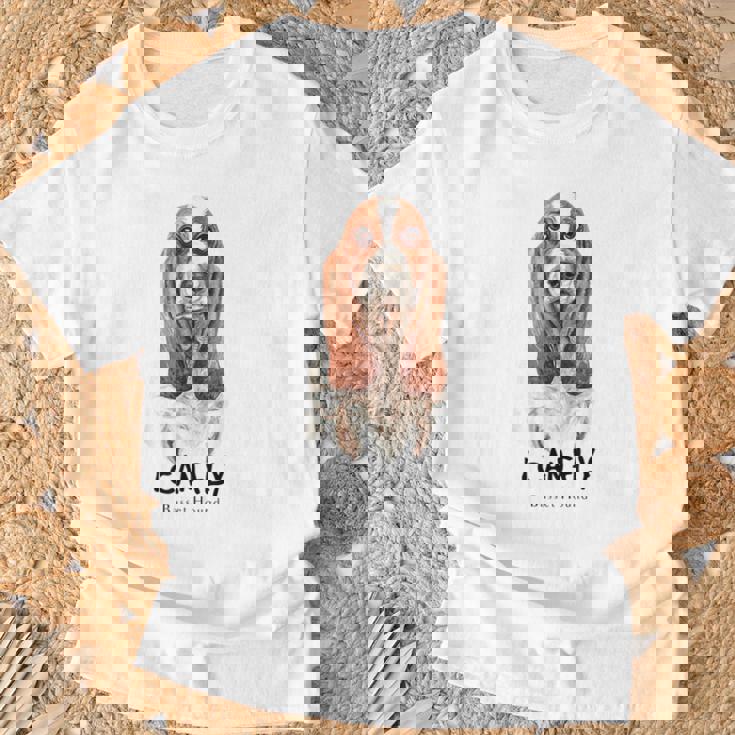 I Can Fly バセットハウンド Tシャツ 高齢者への贈り物