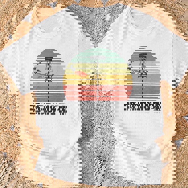 Disc Golf Shirts Men Best Dad By Par Flying Disc Golf T-Shirt Gifts for Old Men