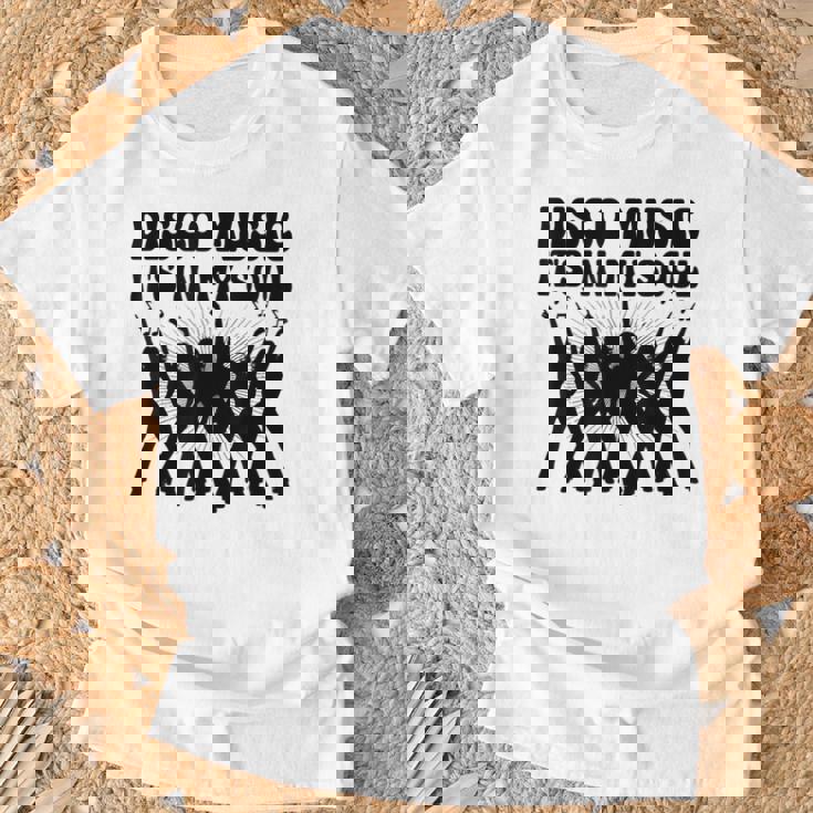 Disco Music It's In Myoul ヴィンテージ 70年代 ダンシング レトロダンス Tシャツ 高齢者への贈り物