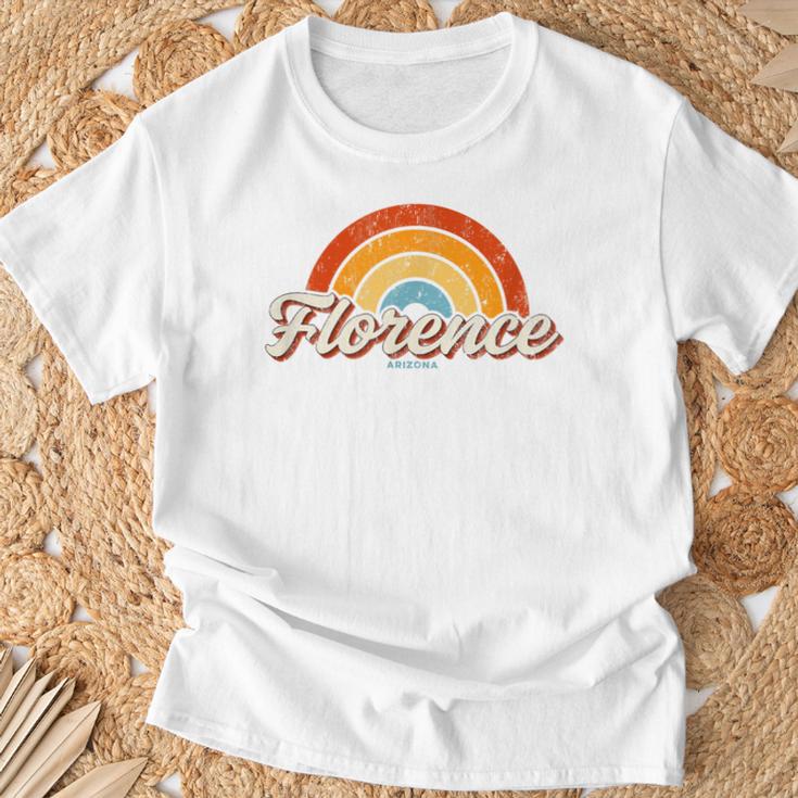 Florence Arizona Azintage Rainbow Rétro Années 70 T-Shirt Cadeaux pour les vieillards