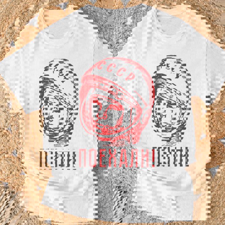 Gagarinoviet スプートニク ソ連 Cccp ギフト Tシャツ 高齢者への贈り物
