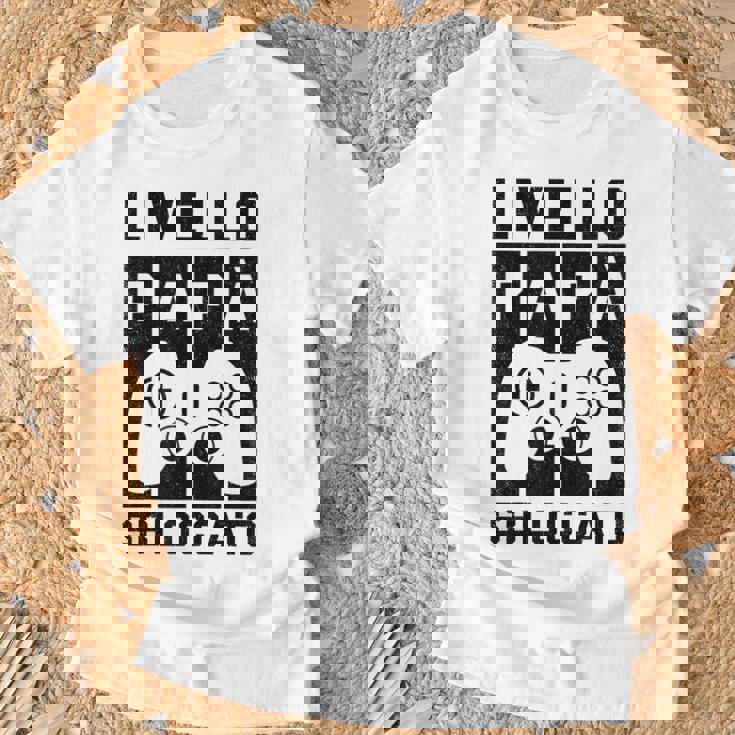 Gaming Livello Papablocatto Regalo Gamer Esta Del Papà Maglietta Regalos para ancianos