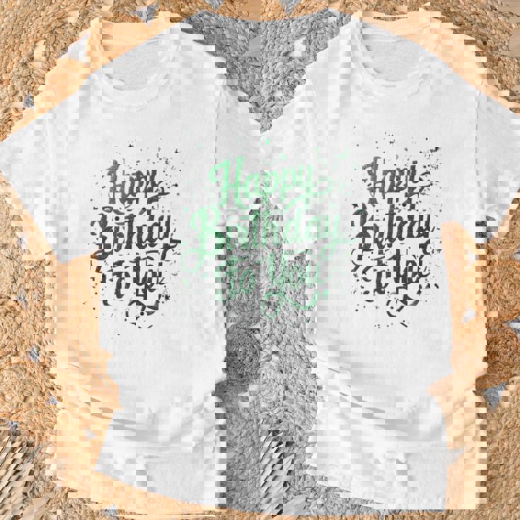 Happy Birthday To You バースデーパーティー メンズ レディース キッズ Tシャツ 高齢者への贈り物