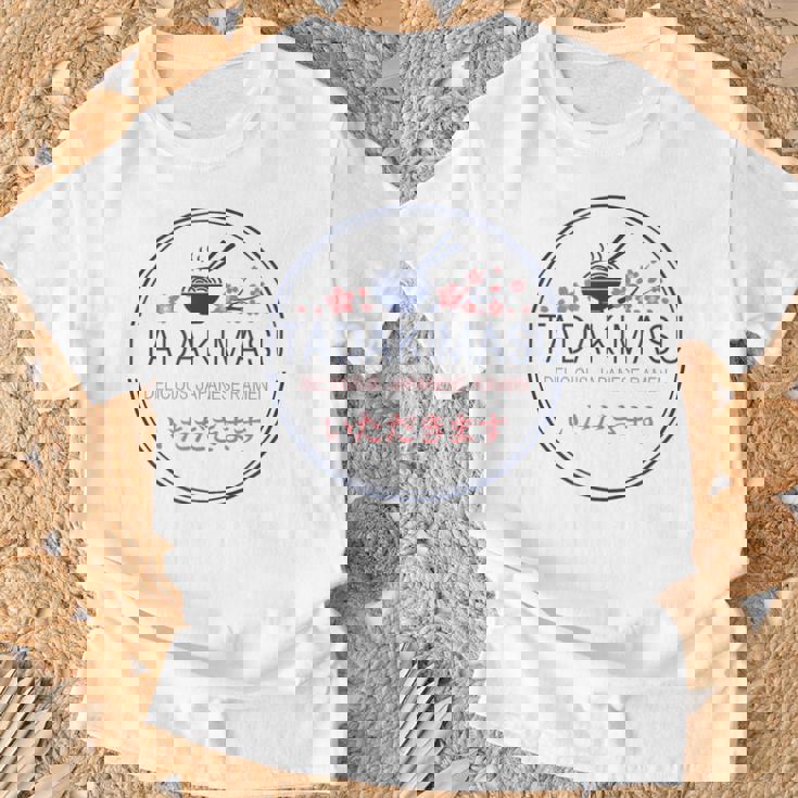 Itadakimasu Japanese Ramen Tシャツ 高齢者への贈り物