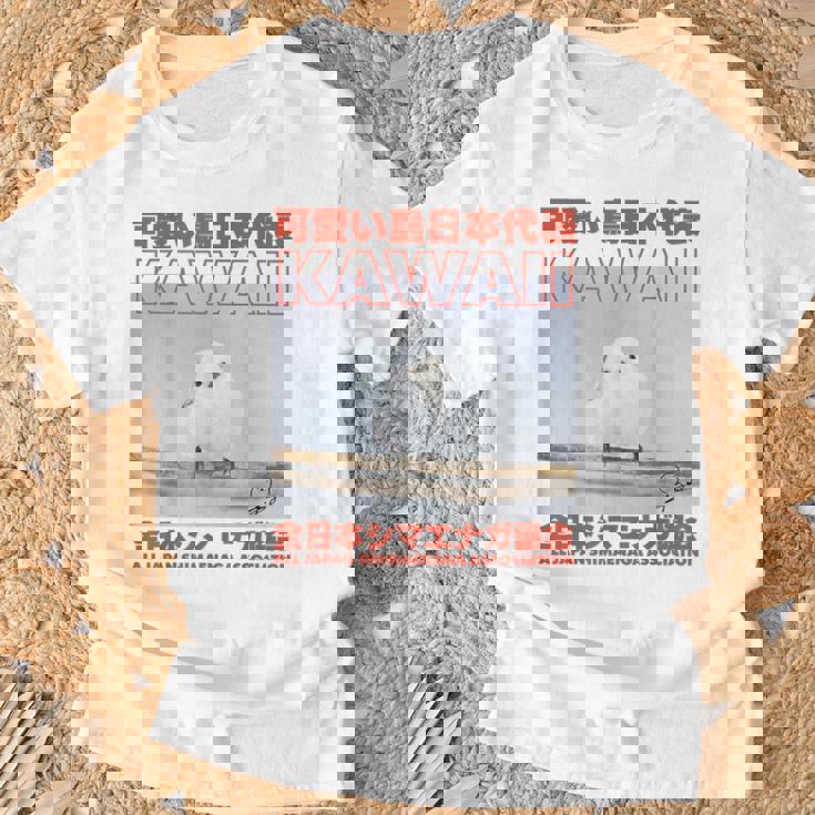 Japanese Kawaii Bird Tシャツ 高齢者への贈り物