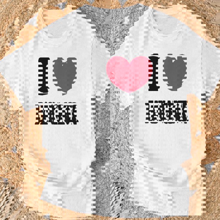 I Love Bangkok バンコクが大好き Tシャツ 高齢者への贈り物