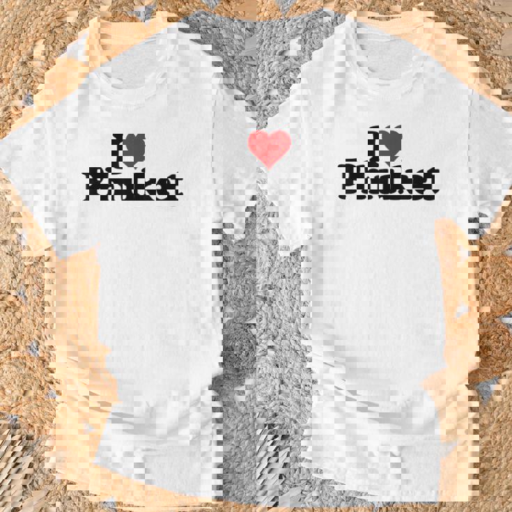 I Love Heart Phuket Thitand Tシャツ 高齢者への贈り物