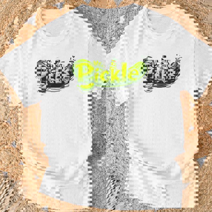 Mr Pickle ピクルス 風変わりで楽しいグラフィックピクルス Tシャツ 高齢者への贈り物