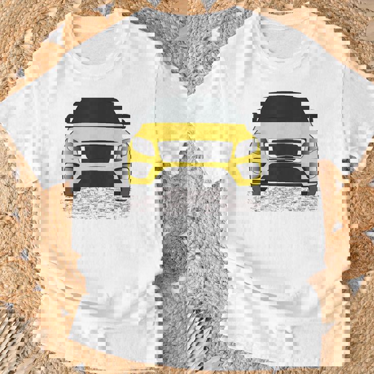 Voiture Jaune –Oyage En Routeoyage Automobile Et Amateur Deoiture T-Shirt Cadeaux pour les vieillards