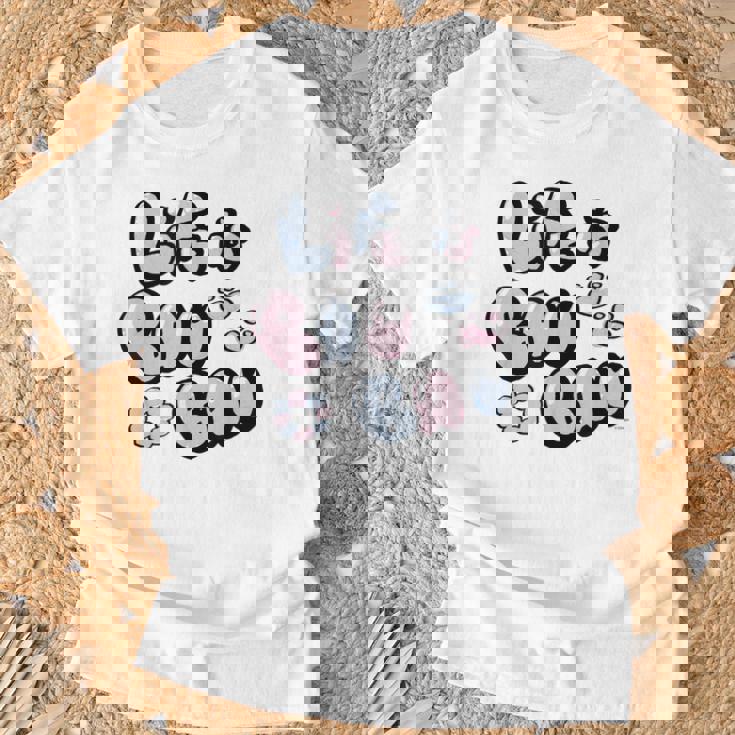 【フワモコ】Life Is Bau Bau Tシャツ 高齢者への贈り物