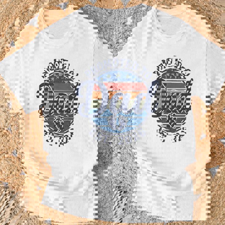 はじめてのお父さんがパパに昇進 2026 父の日男性 Tシャツ 高齢者への贈り物