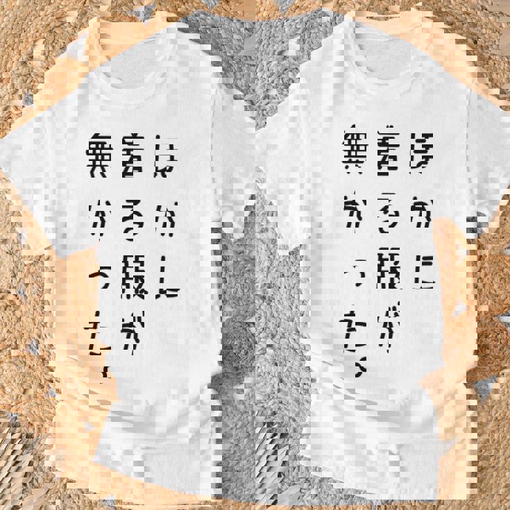 おもしろ ほかに着る服が無かった 長袖tシャツ Tシャツ 高齢者への贈り物