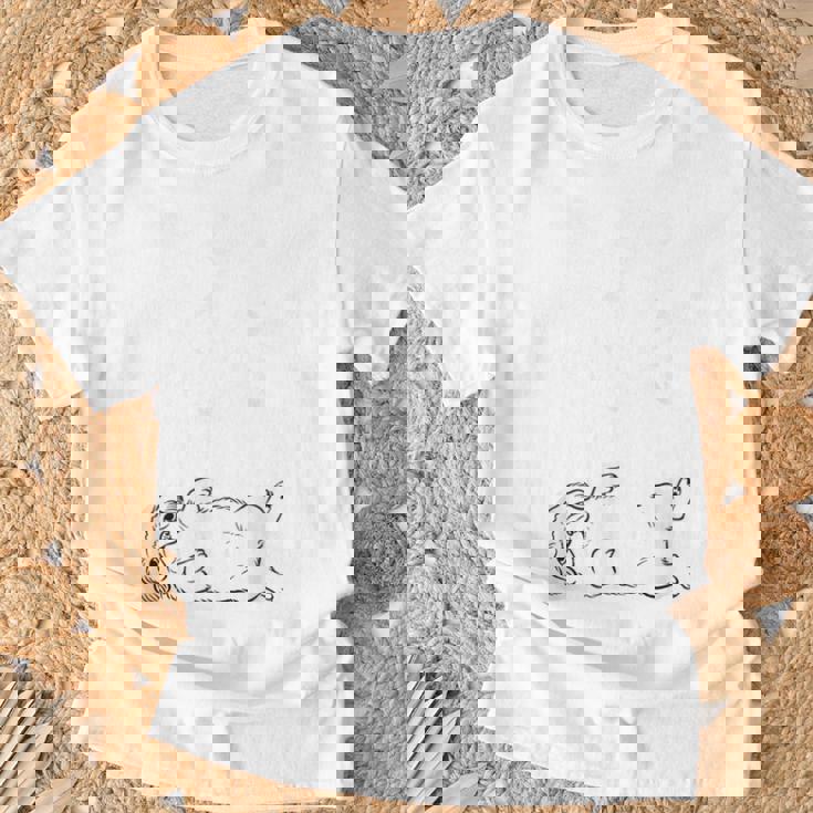 やる気スイッチ故障中 ペキニーズ グッズ 犬 おもしろ 面白い ネタ 笑える 和風 Tシャツ 高齢者への贈り物