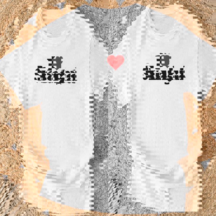 アイラブハート上海チャイナ Tシャツ 高齢者への贈り物