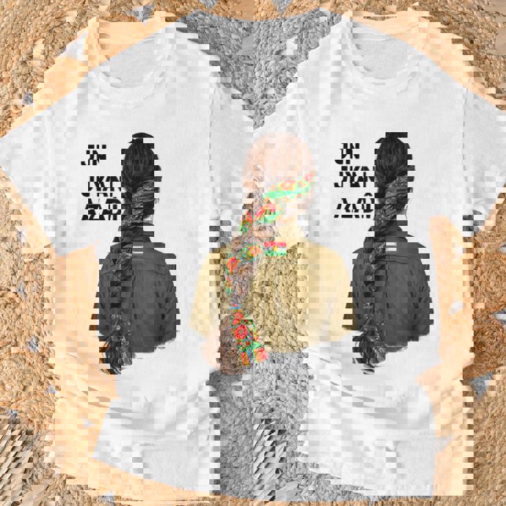 クルディスタン・ノウルーズ、ジン、ジヤン、アザディ・ロジャワ、クルディスタンが大好き Tシャツ 高齢者への贈り物