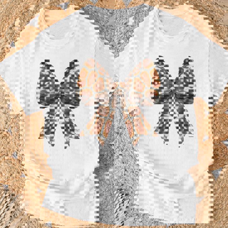 コケット リボン キリン プリント 女の子 ママ 母の日 Tシャツ 高齢者への贈り物