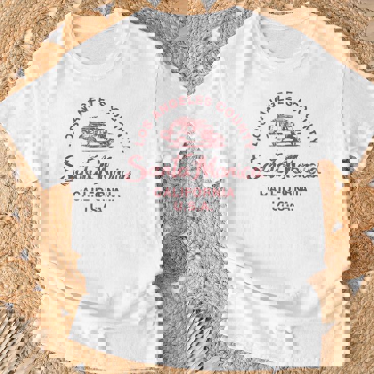 サンタモニカ カリフォルニア Tシャツ 高齢者への贈り物