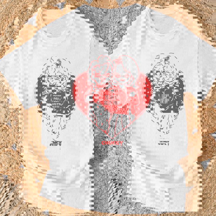 チャッキー＆ティファニーティル・デス・ドゥ・アス・パート・バレンタイン Tシャツ 高齢者への贈り物