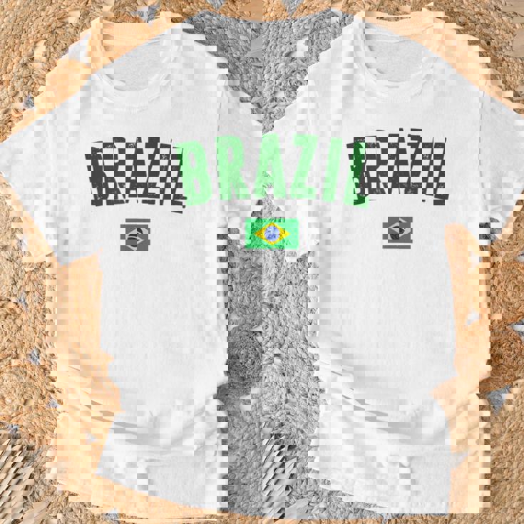 ブラジルシャツ メンズ レディース キッズ ブラジル サッカーファン Tシャツ 高齢者への贈り物