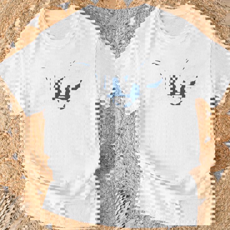 モルディブダイブマンタダイビング 長袖tシャツ Tシャツ 高齢者への贈り物