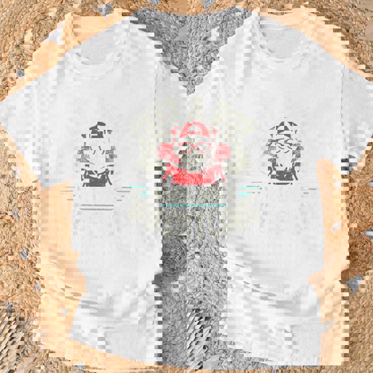 レスリングが大好きな少年 Tシャツ 高齢者への贈り物