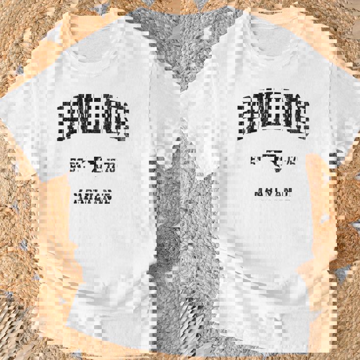 ローリングス メリーランド Md ヴィンテージ アスレチック ブラック スポーツデザイン 長袖tシャツ Tシャツ 高齢者への贈り物