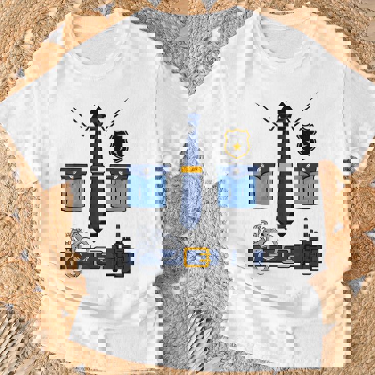 子供の男性の女性の警察官の衣装 Tシャツ 高齢者への贈り物