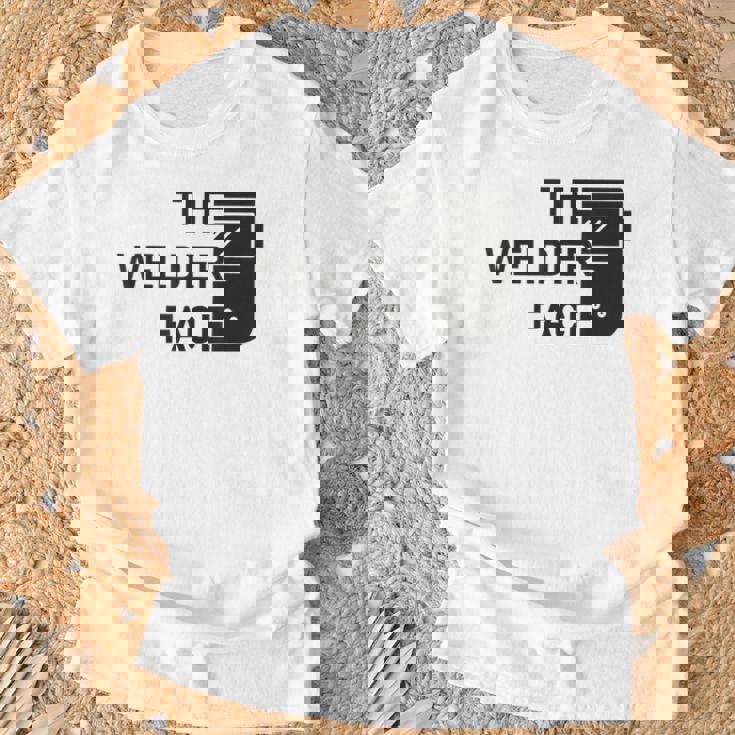 溶接機の端面溶接 溶接 Tシャツ 高齢者への贈り物