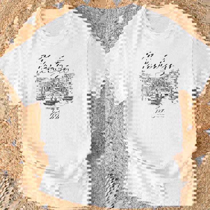 美しいヴェネツィア イタリア ベネチア イタリア お土産 Tシャツ 高齢者への贈り物