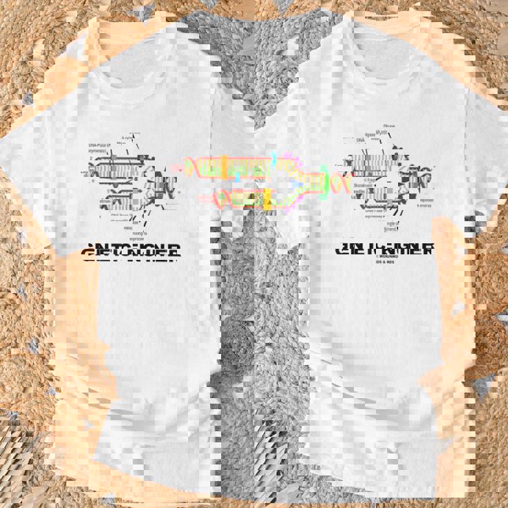 遺伝子工学者 Dna複製 分子生物学 ユーモア Tシャツ 高齢者への贈り物