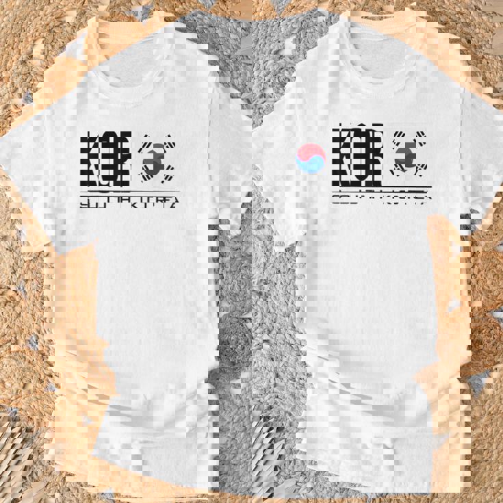 韓国国旗 韓国スポーツゲーム アスレチックジャージースタイル Tシャツ 高齢者への贈り物