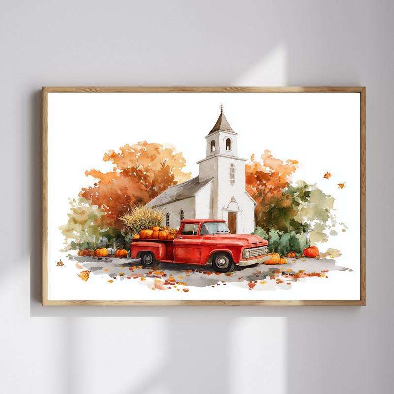 Grateful Hearts Gather Here canvas wall art for entryway, farmhouse typography on neutral backdrop, horizontal print | Familywalldecor