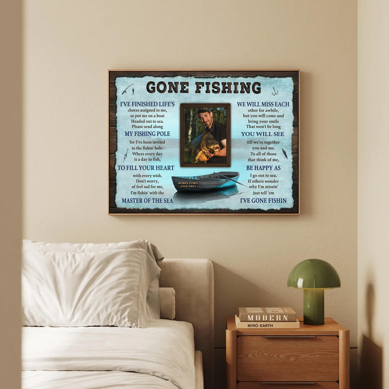 Fishing Dad Canvas