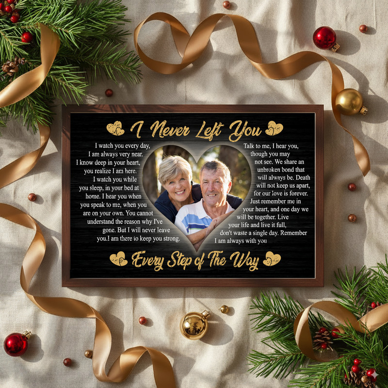 Heartfelt Memorial Photo Print - Personalized Loss Comfort Canvas