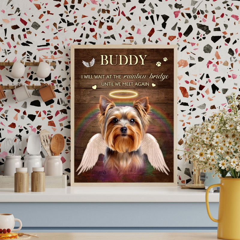 Personalized Pet Memorial Canvas