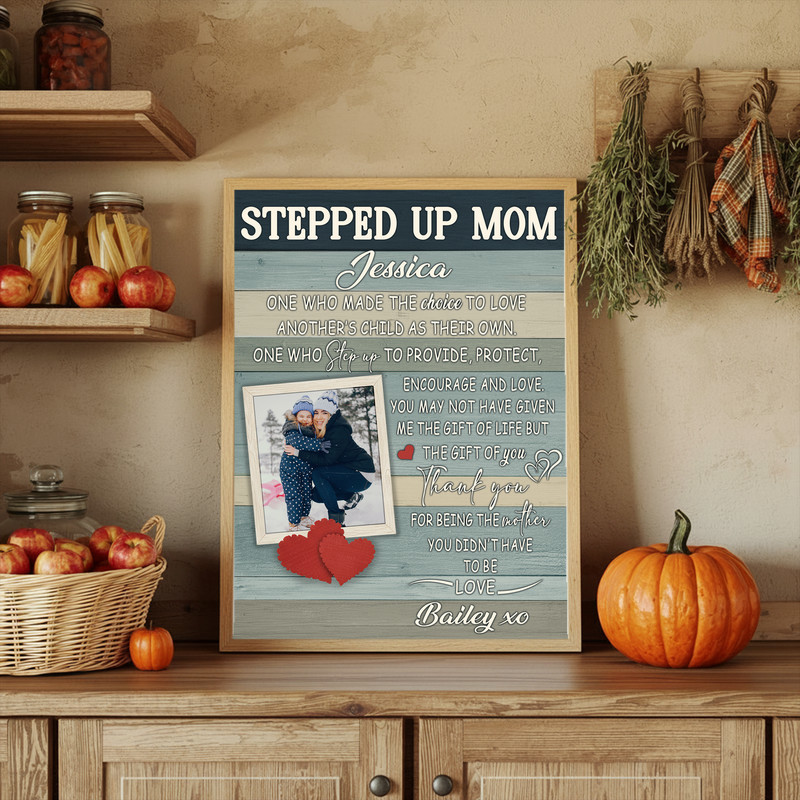 Stepped Up Mom Canvas