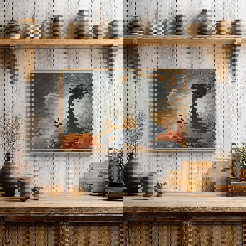 Thanksgiving Whisper, Mystic Pumpkin Patchfor Dining Room Or Bedroom Decor Canvas | Familywalldecor