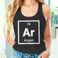 Argon Ar 元素周期表 サイエンスギフト タンクトップ
