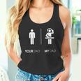 Divertente Concritta In Inglese My Dad Is A Dj Idea Regalo Maglia A Manica Canotta
