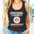 Emotionalupport Drinking Buddy Adultarcastic Humor タンクトップ