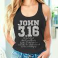 For Godo Loved The World John 316 聖書の言葉 キリスト教 タンクトップ