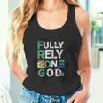 Frog Fully Rely On God 面白いレトロラブハートカエル愛好家 長袖tシャツ タンクトップ