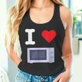 I Love 電子レンジ オーブン 料理 暖房 食品 キッチン 家電 タンクトップ