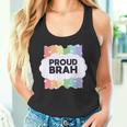 Proud Brah ゲイプライドフラッグ ジェンダー平等 パステルブラ 長袖tシャツ タンクトップ